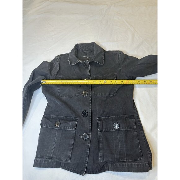 Marc Jacobs Women’s Utility Black Denim Jacket XS - Picture 7 of 10